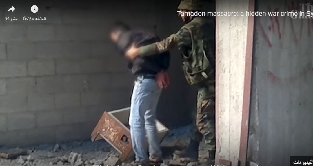 صحيفة بريطانية تنشر فيديو لعمليات إعدام جماعية على يد قوات النظام في سوريا