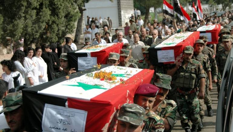 بينهم ضابط.. قتلى من قوات النظام بانفجار لغم أرضي شرقي حماة